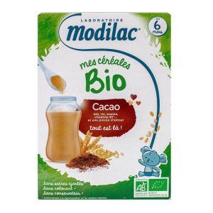 Modilac - Mes céréales bio cacao dès 6 mois - 250g
