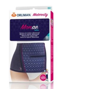 ORLIMAN - Monaë activ ceinture de soutien abdominal 22cm Maternité