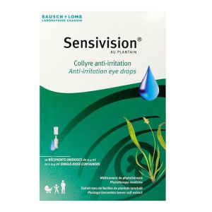 Sensivision Plantain Collyre anti-irritation - 10 x 0,4 ml unidoses