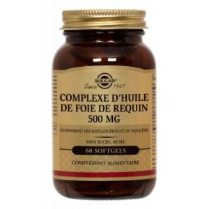 Solgar - Complexe d'huile de foie de requin 500mg -  60 softgels