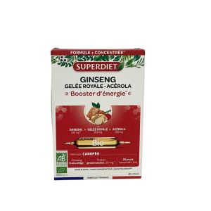 Superdiet - Tonus et énergie - 20 ampoules