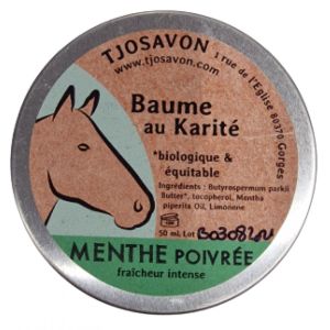TjoSavon - Baume au karité menthe poivrée - 50 ml