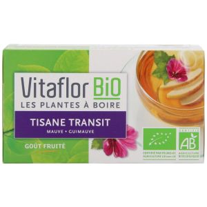 Vitaflor - Tisane transit bio - 18 sachets