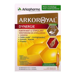 Arkoroyal - Dynergie fortifiant & stimulant - 20 ampoules