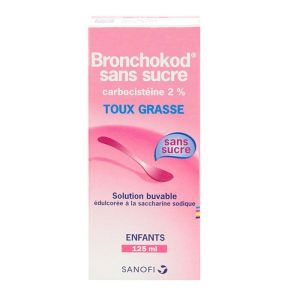 Bronchokod sirop enfant sans sucre - 125ml