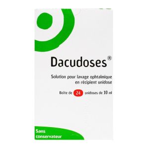 Dacudose lavage ophtalmique - 24 unidoses