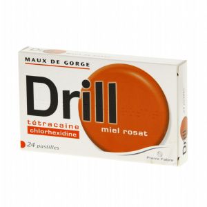 Drill - Miel Rosat - 24 pastilles
