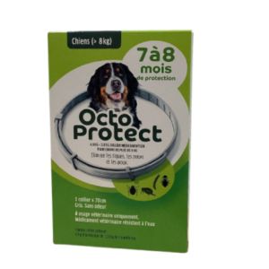 Elanco - Octo Protect Collier anti puces et tiques Chien + de 8kg - 1 collier