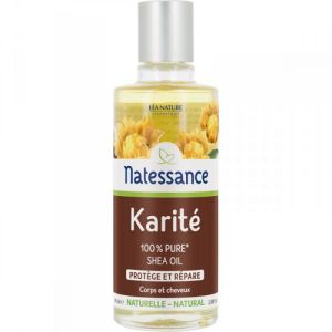 Natessance - Huile végétale de karité 100 % pure - 100 ml