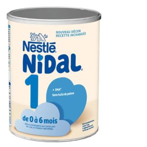 Nestlé - Nidal Lait En Poudre 1 0-6 mois 800g