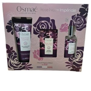 Osmaé - Coffret noël 2025 Rose noire impériale