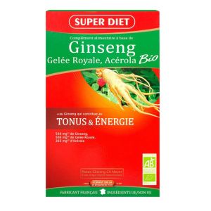 Superdiet - Tonus et énergie - 20 ampoules