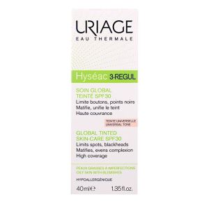 Uriage - Hyseac 3-Regul Spf30 - Teinté - 40ml