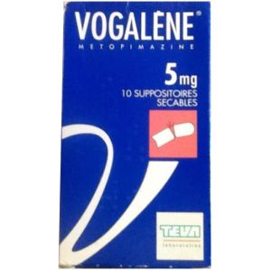 Vogalène - suppositoire 5mg - 10 unités