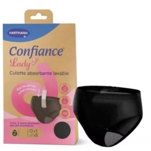 Hartmann - Confiance Lady Culotte absorbant lavable - 1 culotte + 5 inserts absorbants
