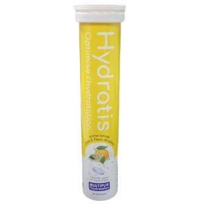 Hydratis - Pastille de réhydratation citron & fleur de sureau - 20 pastilles