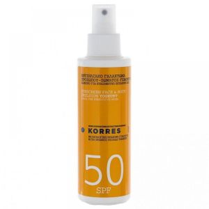 Korres solaire - Émulsion yaourt visage et corps SPF 50 - 150 ml