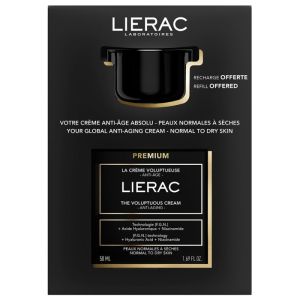 Lierac Premium La Crème Voluptueuse + La Crème Voluptueuse Recharge - 50ml + 50ml offerte