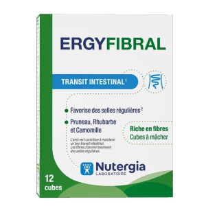 Nutergia - Ergy fibral - Transit intestinal 12 cubes