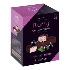 Protifast - Fluffy chocolat cassis - 7 barres