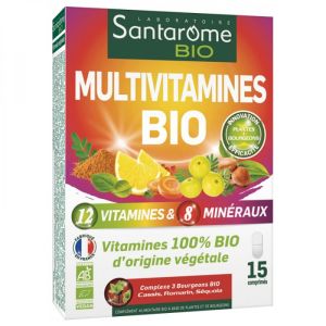 Santarome Bio - Multivitamines Bio - 15 comprimés