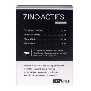 Synactifs - Zincactifs - 60 gélules