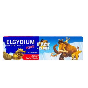 Elgydium - Kids - gel dentifrice - Age de Glace - fraise givrée - 50 ml