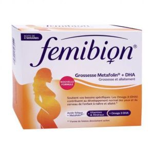 Femibion - Grossesse Metafolin+DHA 4 Semaines - 28 Comprimés + 28 Capsules