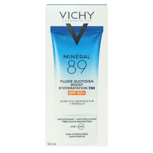 Vichy - Mineral 89 fluide quotidien Boost d'Hydratation SPF50+ - 50ml