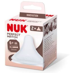 NUK - Perfect match sucettes 6mois+ XL - 2 sucettes