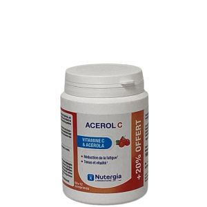 Nutergia - Acerol C - 72 comprimés