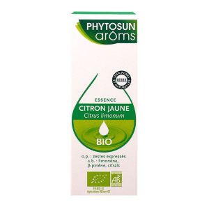 Phytosun Arôms - Huile essentielle de Citron Jaune - 10mL