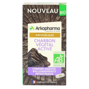 Arkopharma - Ballonnements et flatulences - 40 gélules