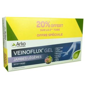 Arkopharma - Veinoflux gel - 2 tubes de 150mL