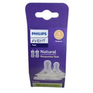 Avent - Natural Response Débit 3 Moyen - 2 Tétines