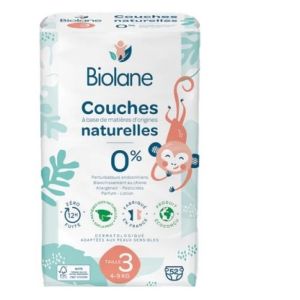 Biolane - Couches Naturelles 52 Couches Taille 3 (4-9 Kg)