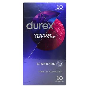 Durex - Orgasm'Intense 10 Préservatifs