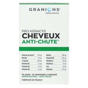 Granions - Pro kéracys cheveux anti chute - 28 jours - 56 comprimés