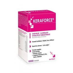 Ineldea - Keraforce® Cheveux et ongles, vitalité et force - 90 gélules végétales