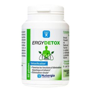 Nutergia - ErgyDetox - 60 gélules