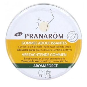 Pranarom - Aromaforce Gommes Miel Citron 45g