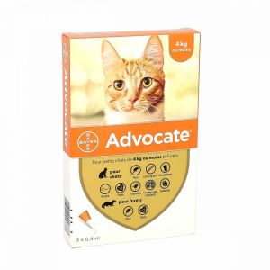 Advocate - Chats de moins de 4kg et furets - 3 pipettes