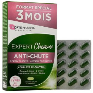 Forté Pharma - Expert Cheveux Anti Chute - programme 3 mois - 90 comprimés