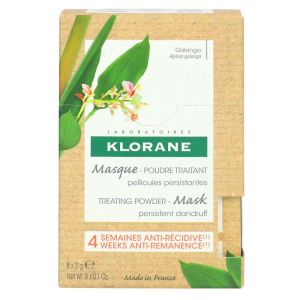 Klorane - Masque poudre traitant au Galanga - 8 sachets