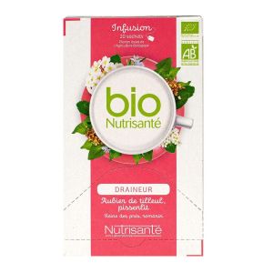 Nutrisanté - Infusion Bio Draineur - 20 sachets