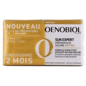 Oenobiol - Sun expert préparateur solaire anti-âge - programme 2 mois - 60 capsules