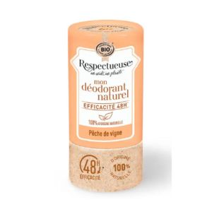 Respectueuse - Mon Déodorant Naturel 48h Pêche de Vigne - 50g