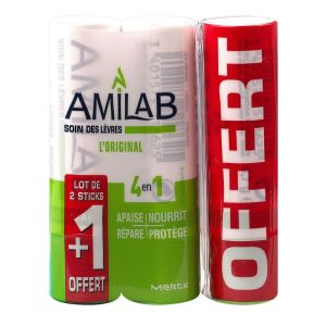 Amilab - stick lèvre - 2+1 offert