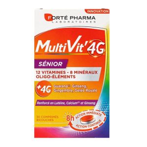 Forté Pharma - MultiVit' 4G Senior - 30 comprimés bicouches