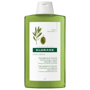 Klorane - Shampoing épaisseur et vitalité extrait essentiel d'olivier- 400ml